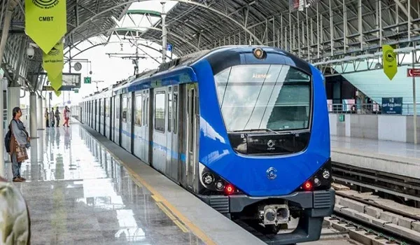 Namma Metro Pink Line along Bannerghatta Road with its southern terminus at Kalena Agrahara