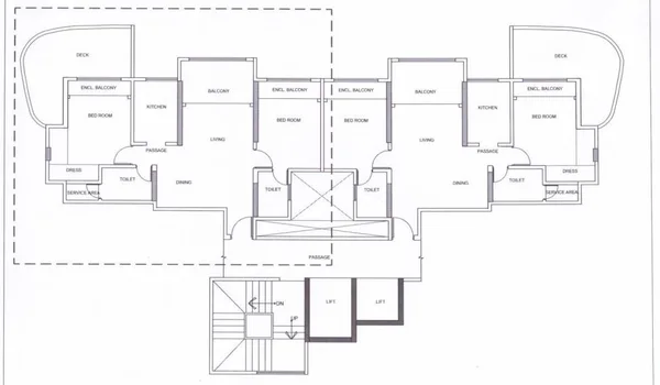 Plot area, carpet area and saleable area at Nambiar Beverly Green